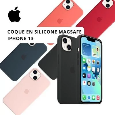 Coque en silicone MagSafe Iphone 13 - allintech.fr - toutes les couleurs