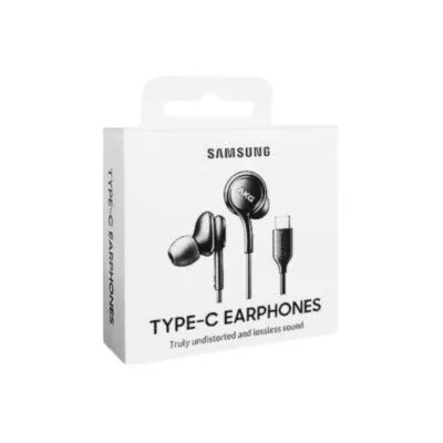 Ecouteurs Samsung USB-C EO-IC100 - Intra-Auriculaires avec Microphone intégré - noir - allintech.fr