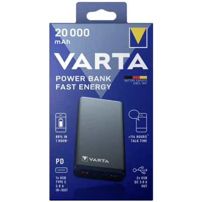 Batterie externe 20 000mah - VARTA - pro.allintech.fr - blister