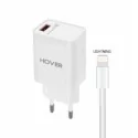 Chargeur secteur Quick Charge + un Cable USB-A vers Lightning de un mètre - 3.0 - IHOWER H022 - allintech.fr