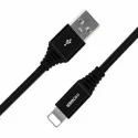 Câble en nylon - USB-A vers LIGHTNING - IHOWER H003 - allintech.fr - noir