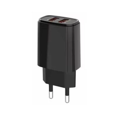 Chargeur secteur 2 Ports USB-A 2.1A - IHOWER H902 - noir - allintech.fr